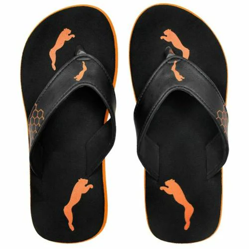 Cozy Wear Slippers Ergonomic Rubber Sandals with Arch Support & Soft Cushioning, Casual Indoor & Outdoor Water Resistant Slippers G-185 Orange (9)