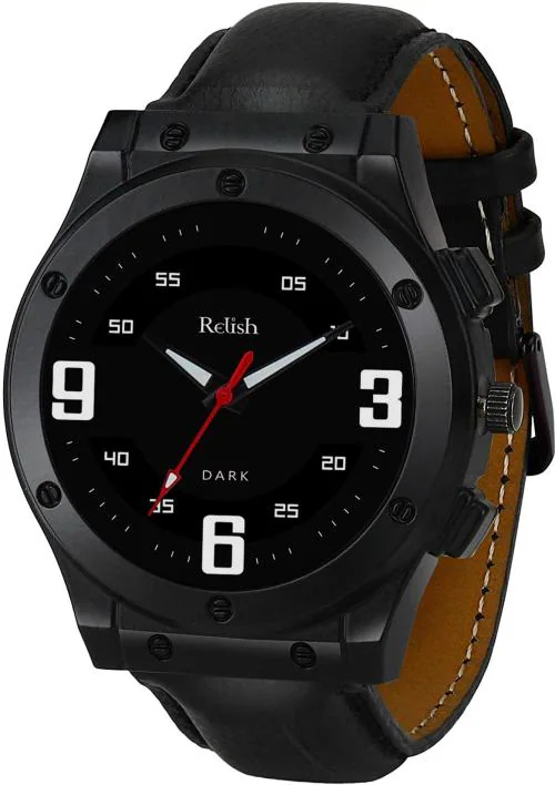 RELISH Analog Black Watch For Men -RE-BB8008