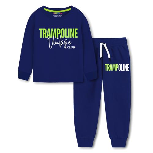 Trampoline Boys Printed Casual Tshirt & Trackpant Set (Pack of 1)