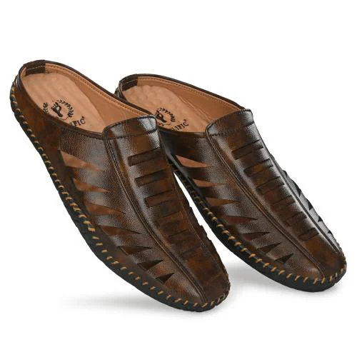 Prolific Men's Casual Mule Ethnic Sandal Brown