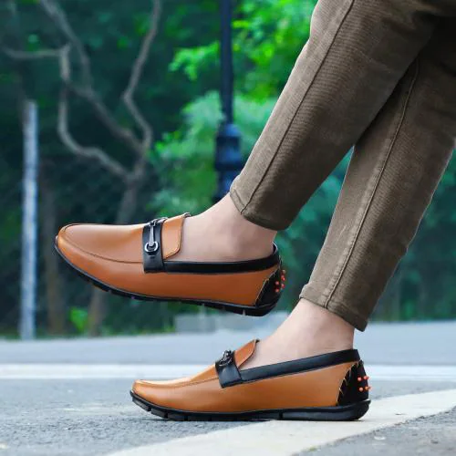 ARICS Loafers Shoes For Men Loafers For Men (Tan)