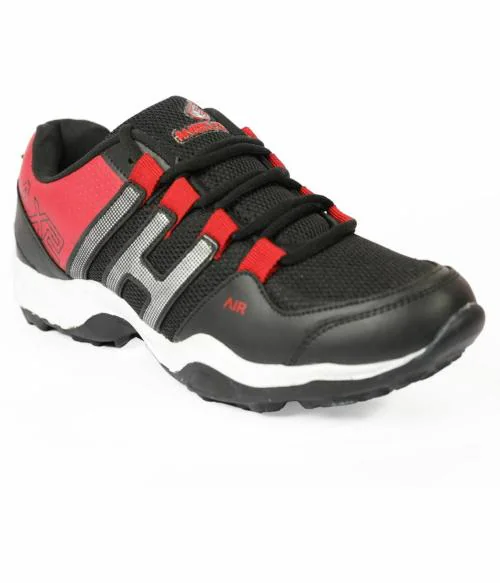 ANGEL CRAFT Black Sports Shoes for Men