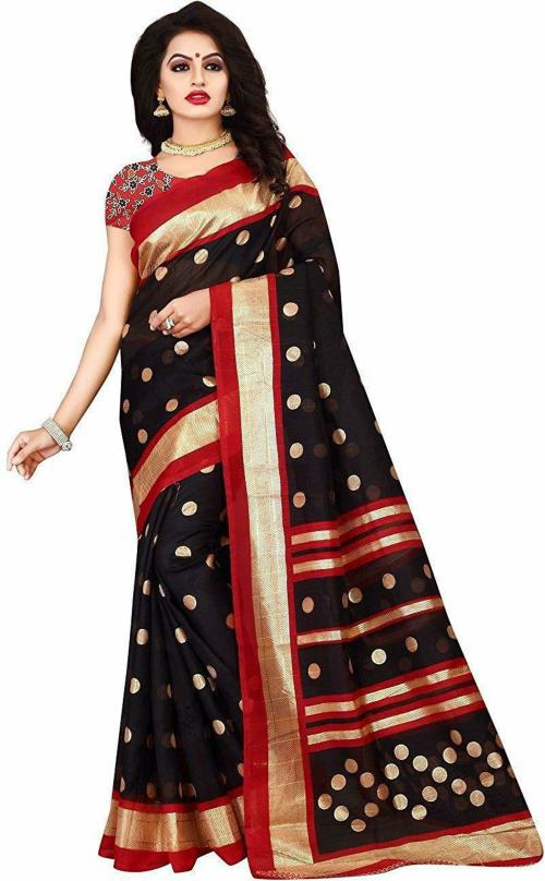 SAADHVI Multicolored Casual Wear Art Silk saree saree / saree for women / sarees / sarees latest / sari
