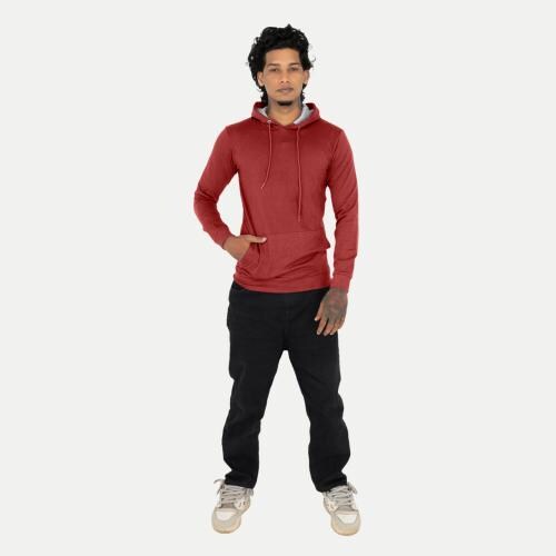 Rad Prix Mens Solid Teal melange Zipper Hoodies-M- Pack of 1-Sweatshirt & Hoodies