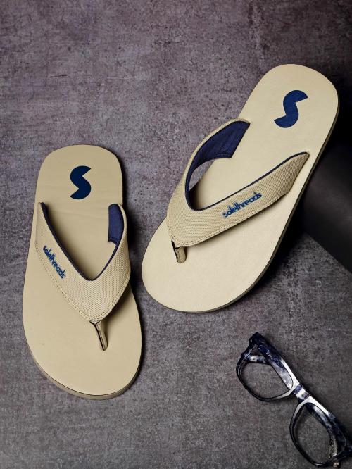 SOLETHREADS | SUAVE | Classic | Cool | Stylish | Trendy | Home | Outdoor | Lightweight | Thong Flip Flops for Men