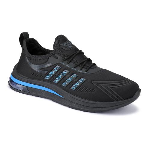 CAMRO Highcross-51 Lace Up Full Black Sky Sports Shoes, Mesh Upper & PVC Sole for Running, Gyming & More