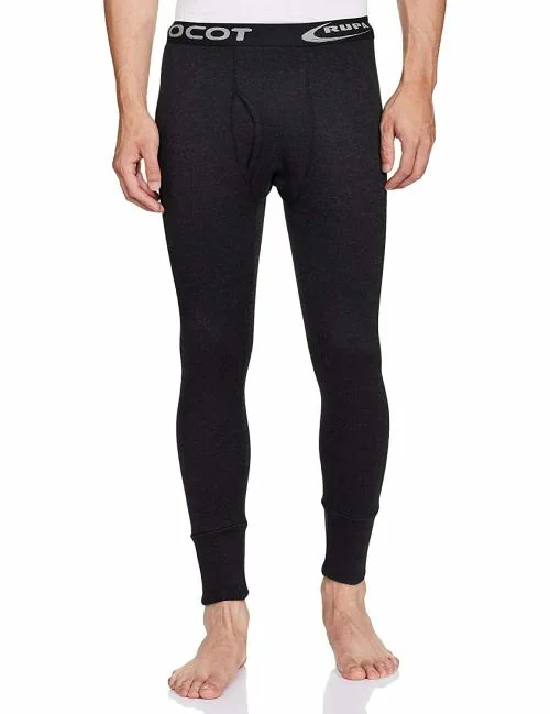 Buy Rupa Thermocot Men Black Solid Viscose Blend Thermal Pants Online at  Best Prices in India - JioMart.