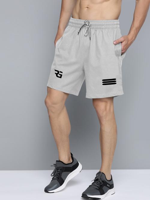 M&VIHAT CREATION Men Grey Regular Fit Shorts XXL