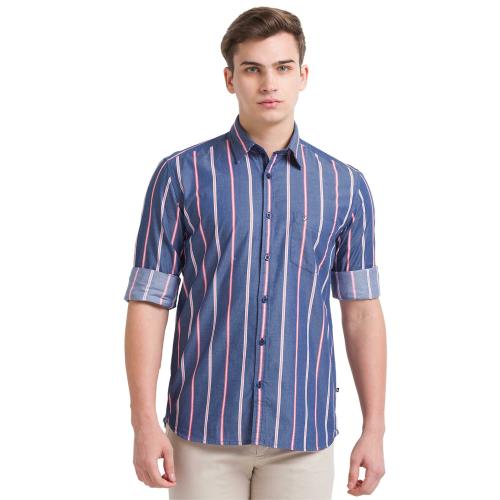 Parx Men Blue Formal Shirt