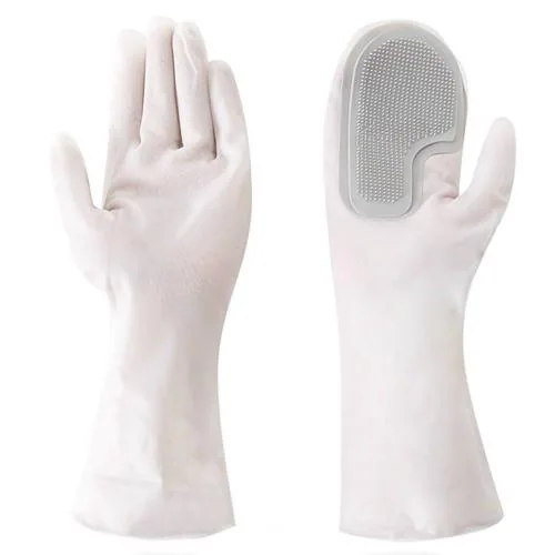 Buy Kuber Industries Grey Polyvinyl Chloride Gloves For Kitchen