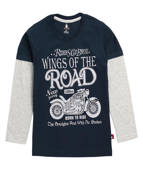 CRAZYPENGUIN ELITE Boys Doctor Sleeve T-Shirt|Navy (14-15 Years)