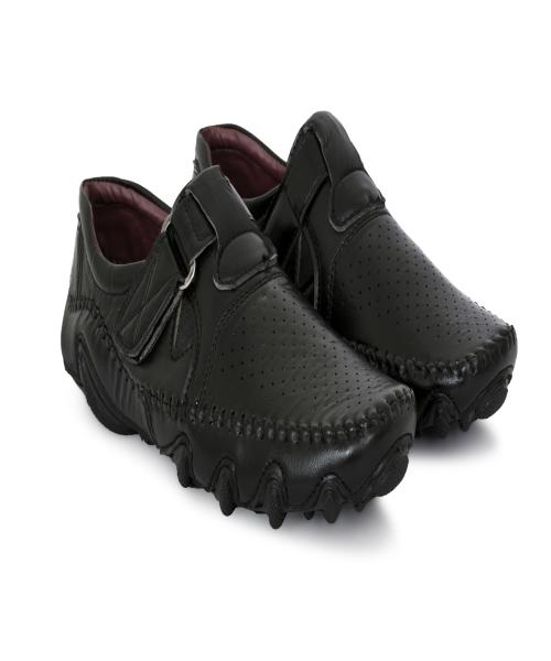 Dunzo Men's Stylish Casual Loafers For Men (Black)