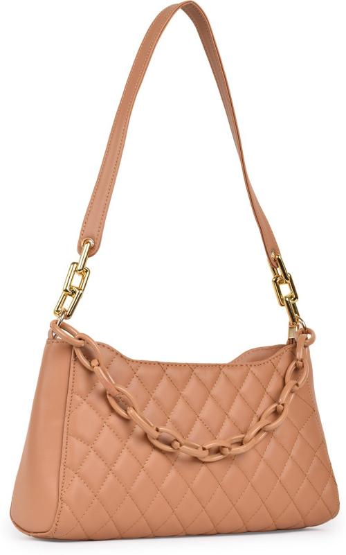 Fommil Women Beige Shoulder Bag JioMart