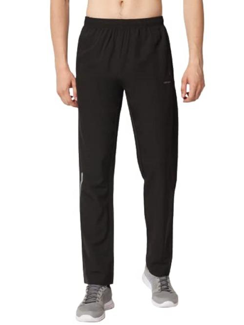 Vendure Sports Track Pant for Men || Men's Relaxed Fit Polyester Track Pant-Black