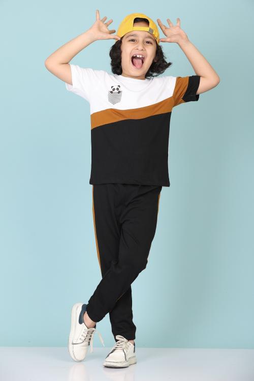 SmartRAHO Boys Casual T-shirt Trackpant Kids Wear | Kids Dress | Boys T Tshirts | T Shirt For Boys | Boys Dress |Baby Boy Dress | Tshirt For Boys | Sweater For Kids | Kids Dress Boys | Kids Boys Dress | Children Dress | Kids T Shirt