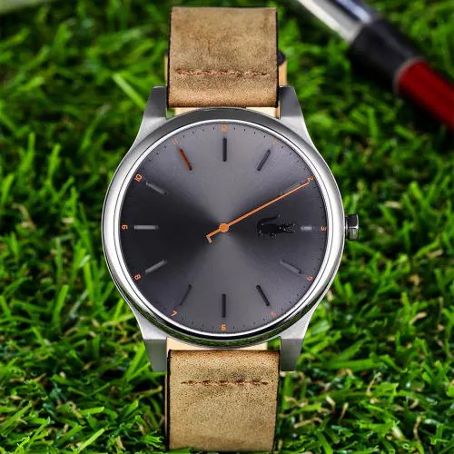LACOSTE KYOTO Quartz Grey Round Dial Men's Watch- 2010968