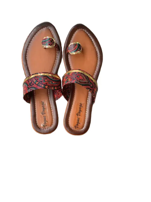 Vogue Voyage Women's Designer Flip-Flops, Multicolor