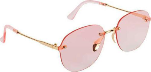 Roshfort Gradient Round Rim-Less Pink Sunglasses (Boys And Girls)