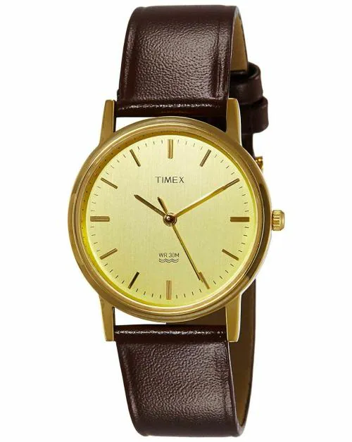 Timex Analog Diall Beige A301 Men Watch