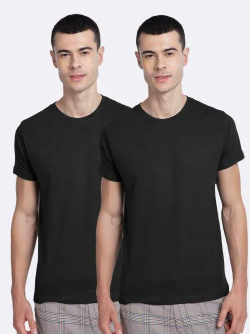 Bewakoof Men Solid Half Sleeve Round Neck T-Shirt