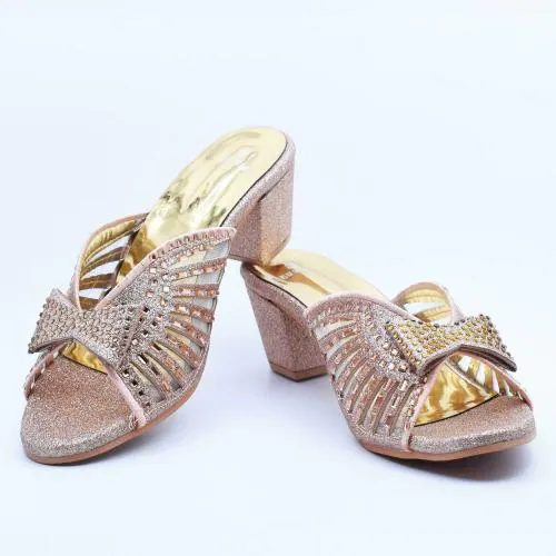 HardForce Gold Wedges For Women || Heels For Women || Sandals for Women||