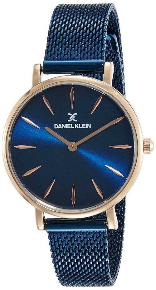 Daniel Klein Analog Blue Dial Blue Strap Watch For Women