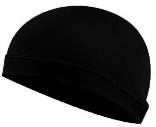The Blazze Men Black Cotton Skull Cap (Pack Of 1)