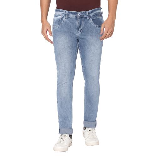 True Colors Of India Men Regular fit light Blue cotton Jeans