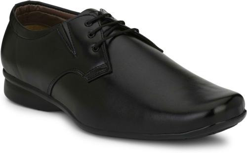 John Karsun Men Black Formal Shoes