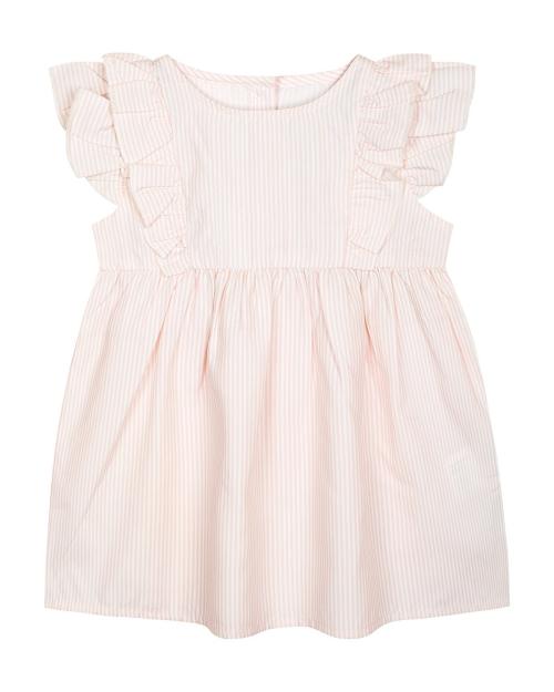 Budding Bees Girls Solid Cap Sleevelees-Pink