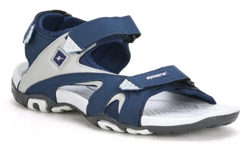 Sparx Men SS-453 Blue Grey Floater Sandals