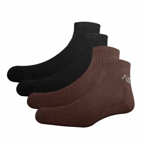 AIR GARB Ankle High Socks with Cushioned Bottom - Breathable Mesh Plain Solid Socks for Men and Women | Premium Quality Comfortable Socks for Sports, Work, and Daily Wear
