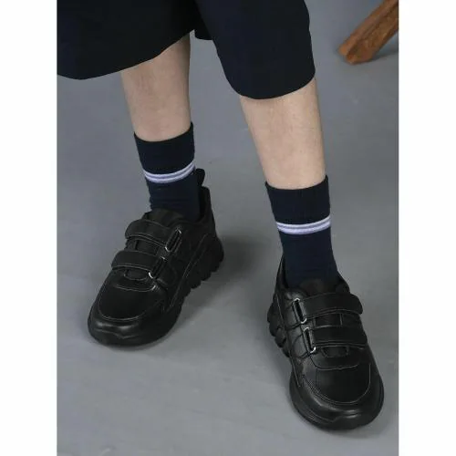 FORCE 10 By Liberty 9906-02T-V_Black School Shoes For Kids