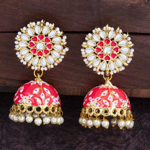 Sukkhi Graceful Gold Plated Jumaki Earring For Women