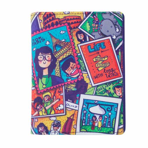 Chumbak Women Blue Passport Holder Wallet
