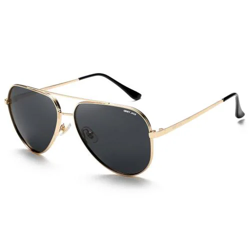 Grey Jack Black Aviator Polarized Sunglasses For Men And Women - Gj3204C5