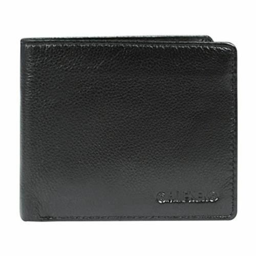 Calfnero Men Black Genuine Leather Wallet