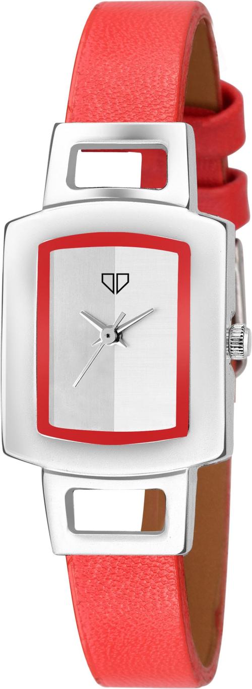 Walrus Analog Multicolor Dial Red Strap Watch For Women