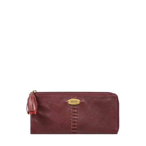 Hidesign Women Maroon Leather Wallet