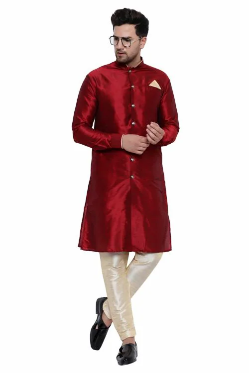 VORLIX Men's Churidar Sherwani set