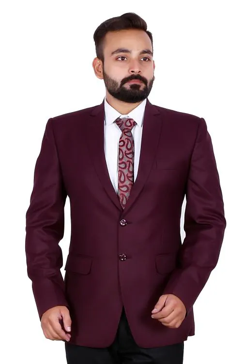La rainbow wine blazer for men