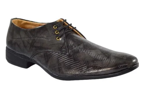 KIYA Decent Grey Derby Shoes