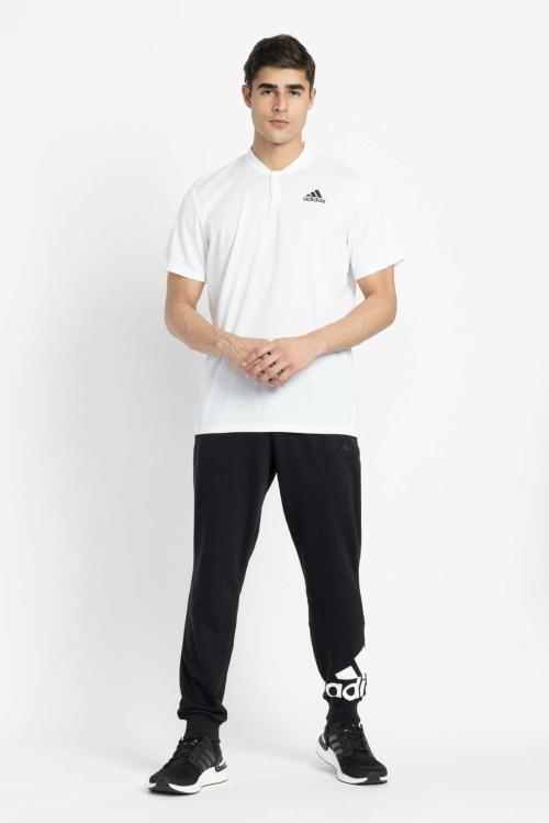 Adidas Men CLUB HENLEY White Tennis T-Shirts