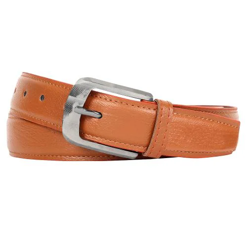 CREATURE Pu-Leather Formal/Casual Belt For Men(Color-Tan||Length-46 inches||BL-038)