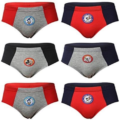 Rck RockersBoys Printed Pure Cotton Briefs_ Multicolor_ 18 - 24 Months_ Pack of 6