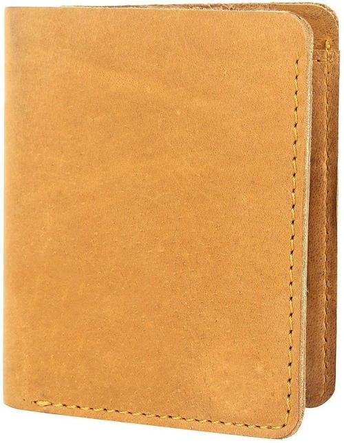 Leather Complex Men Brown Rfid Wallet