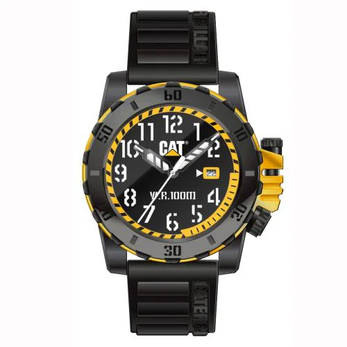 CAT Barricade Quartz Black Round Dial Men's Watch - LK.171.21.117