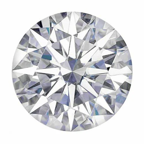 The Gallery of Gemstone 1.25 Carat Natural American Moissanite Stone Original Certified Round Shape