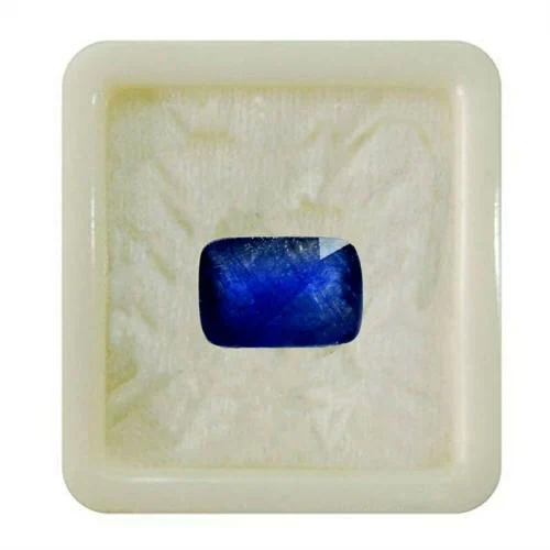 55Carat Natural Blue Sapphire at Wholesale Rate 8.25 Ratti 7.5 Carat Rectangle Shape Nilam Loose Gemstone 1 Pcs