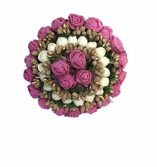 Buy GADINFASHION Multicolor Womens Artificial Flower Gajra Juda